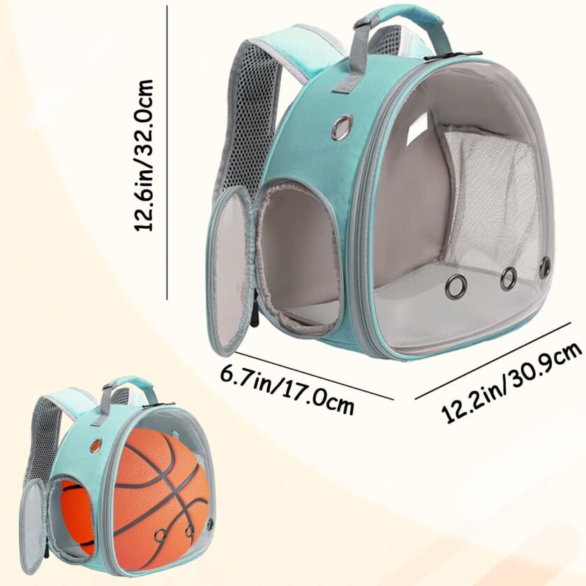 Guinea Pig Backpack, Space Capsule Bubble Window Small Animal Backpack for Guinea Pig, Bird Bunny Rat - Image 2